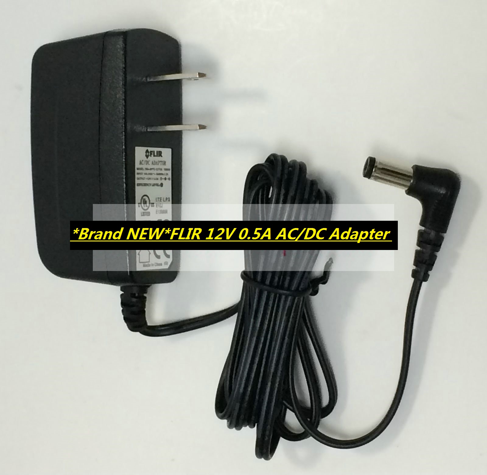 *Brand NEW*FLIR DSA-6PFE-12 FUS 120050 power charger 12V 0.5A AC/DC Adapter